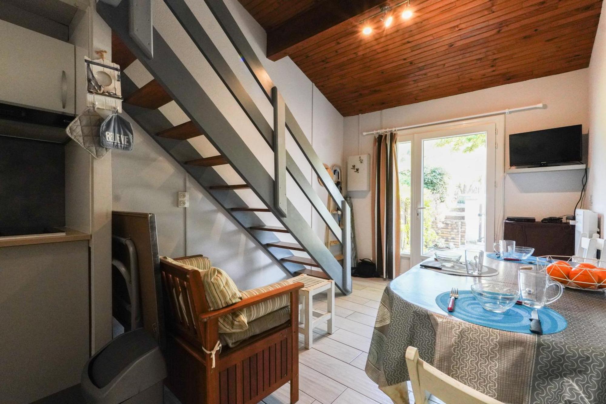 Maisonnette Au Pied De L'Ocean Avec Terrasse Бискарос Екстериор снимка